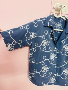Floral Print Short Shirt