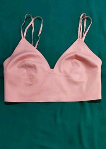 Pink Bralette Top Bra Sports Hot