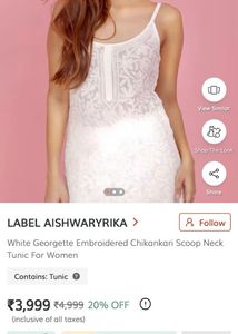 Chikankari kurti