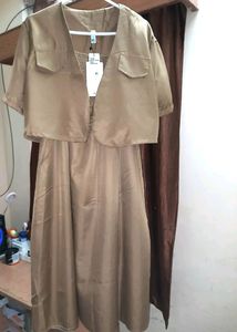 Korean Pinterest Dress With Oversized Jacket