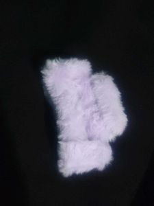 korean fuzzy hair claw clip