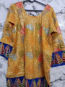 Festive Yellow Kurta with Dupatta n Plazo