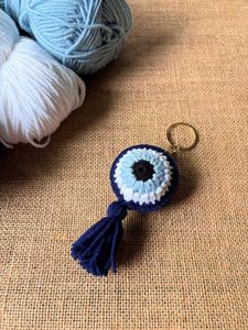 Evil Eye Crochet Keychains (1 pc)