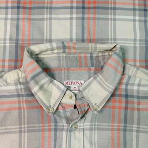 Merona XL Plaid Button-Down Shirt