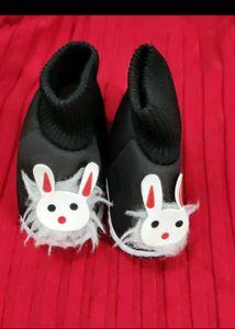Infant Black Booties