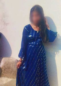 Elegant Blue Ethnic Gown