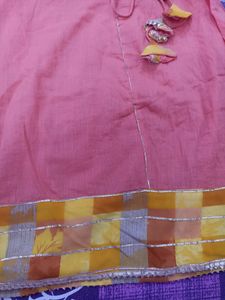 Frock Plazo Suit Dupatta Set
