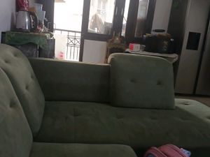Comfortable Green Sectional Sofa