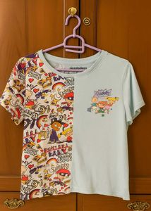 Vintage Nickelodeon Rugrats Graphic Print T Shirt