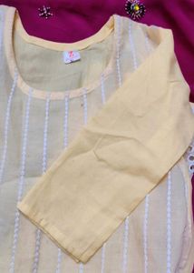 Yellow Kurti