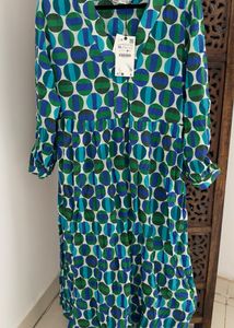 Limited Edition Bohemian Cotton Printed Zara Dress