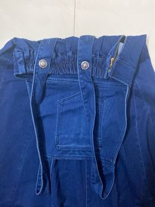 Skirt Dungaree Dress With Free Yellow T-shirt