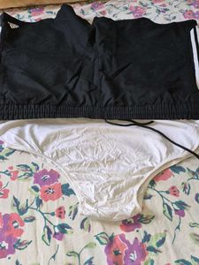 Adidas Black Striped Shorts