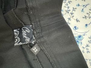 Jade Black Strechable Jeggings Womens