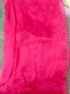 Magenta Chiffon Dupatta