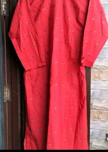 Black,Red Kurta Pant Set  Sale Only For Today