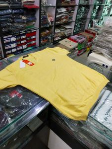 Yellow V-Neck T-Shirt
