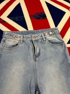 Wide Leg Denim Jeans