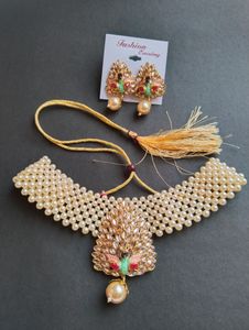 Pearl Necklace Set For Women
