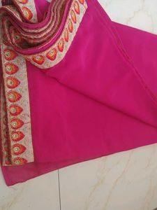 Elegant Pink Saree