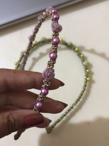 Floral Beaded Headbands