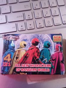 Power Rangers 4 In 1 Cards