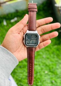 CASIO PREMIUM QUALITY MENS LEATHER WATCH @SALE