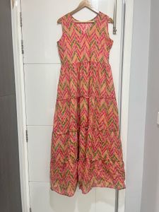 Chevron Maxi Dress