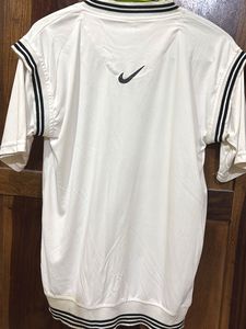 Nike Striped V-Neck Tee