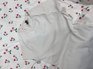 H&amp;M White Mini Dress