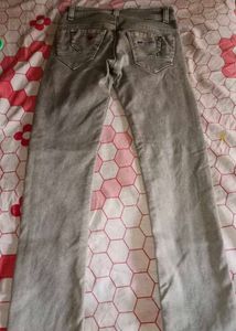 Stylish Grey Denim Jeans