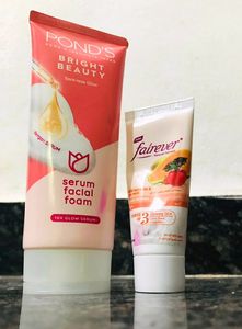 Combo Pack Ponds New Prodct No Used New Prodct  Bright Beautify Serum Facial Foam