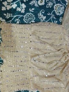 Sparkly Gold Crop Top