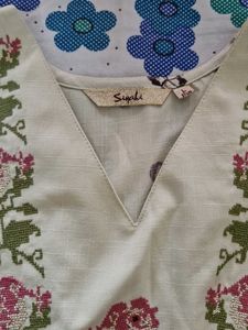 Floral Print Ethnic Dress