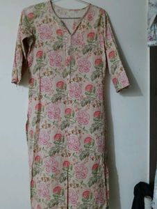 Floral Print Kurta