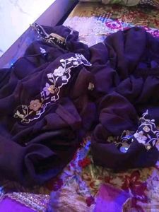 Elegant Brown Embroidered Salwar Suit