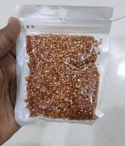 Crushed Glitter Rock Brown Sprinkle