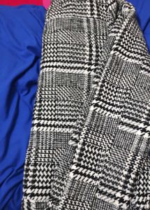 Women Winter Balck And White Coat