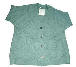 Green Knit Cardigan