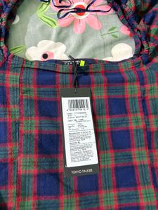 Tokyo Talkies Checked Princess Top
