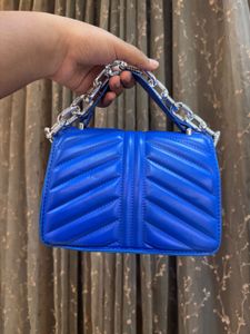 Blue Sling Purse