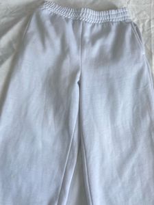 🤍White Cotton Track Pant🤍