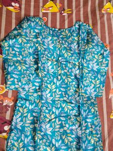 Floral Print Kurta