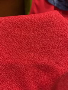 Tie-dye Blouse With Red Dress