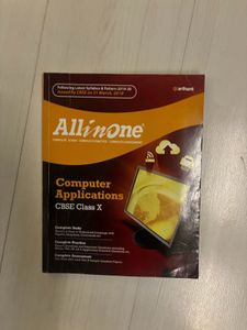 All In One Computer Application Book Cbse Class 12