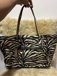 Guess Zebra Print Tote Bag