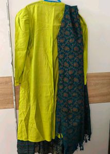 Lime Green Kurta Set