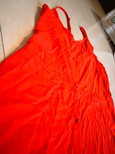 Orange Short Dress