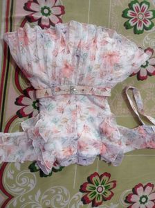 Floral Top, Pants &amp; Bag Set
