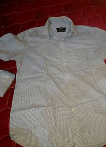 Men's formal checked shirt